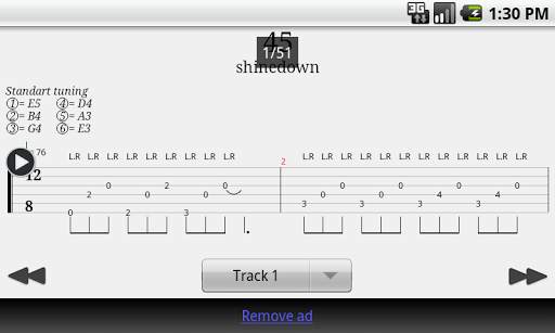 Guitar Tab Player 4 تصوير الشاشة
