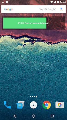 Simple Disk Space Widget screenshot 1
