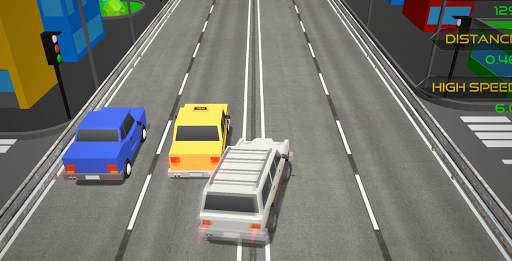 Blocky Cars Rush Drive screenshot 5