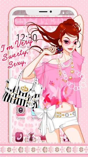 Sweet Sexy Girl Theme screenshot 1