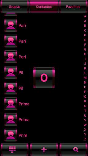 THEME METAL PINK FOR EXDIALER screenshot 2