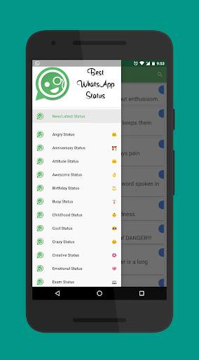 Best Daily Status & Quotes - Status For WhatsApp screenshot 3