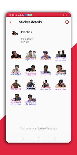 Telugu WAStickers - Stickers f screenshot 5