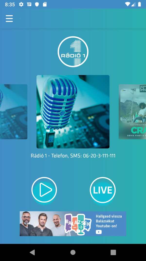 Rádió 1 screenshot 1
