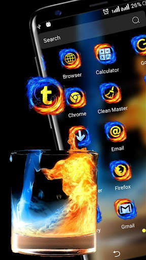 Fire & Ice Theme Launcher screenshot 3