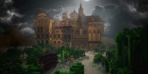 Herobrine Mansion Map for Minecraft PE screenshot 1