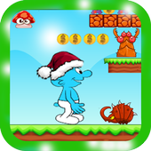 Super  Adventure Of Smurfy Run icon