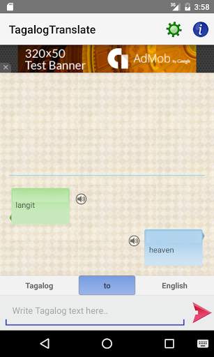 Tagalog Translate screenshot 1