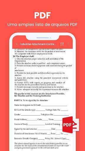 Leitor de documento pdf e word screenshot 2