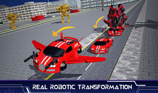 Real Robot Shooting Car Simulator: Robot Games 3D screenshot 9