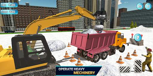 Mega Snow Excavator Machine Simulator 20 screenshot 4