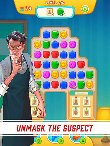 Riddleside: Fading Legacy - Detective match 3 game 10 تصوير الشاشة