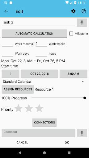 Project Schedule IAP screenshot 3