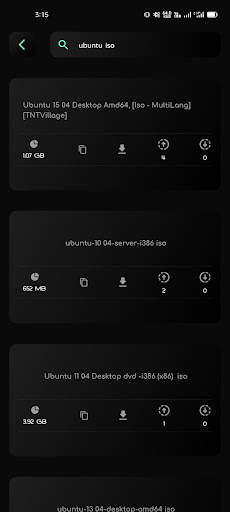 Torrent Search Engine screenshot 3