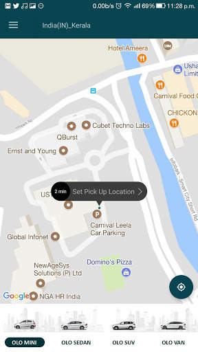 OLO CABS screenshot 1