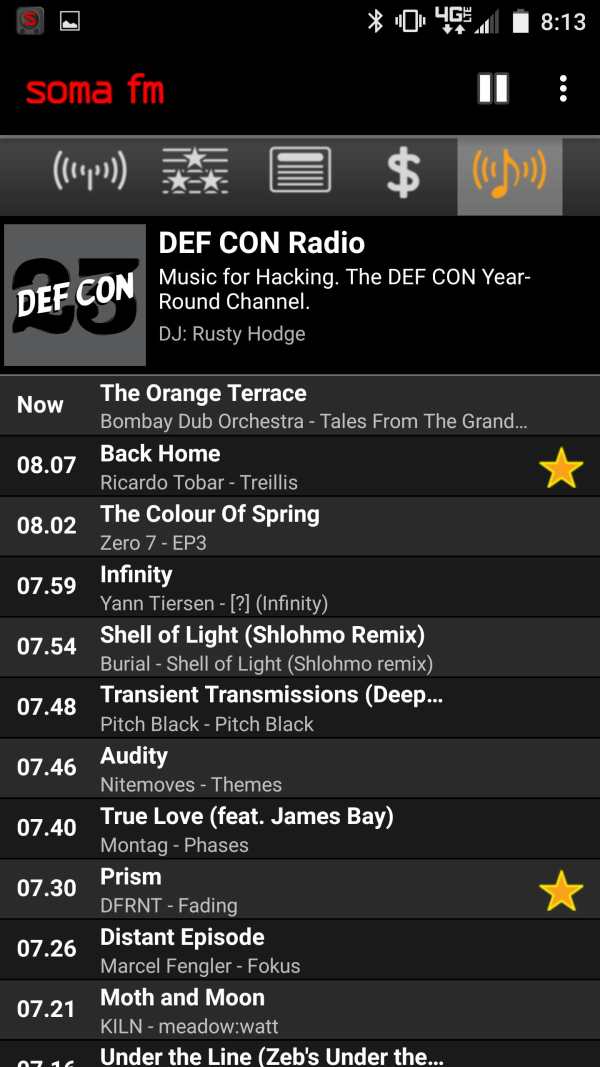 SomaFM Radio Player screenshot 5