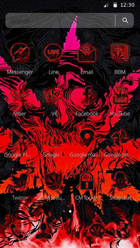 Skull Weed Theme screenshot 2
