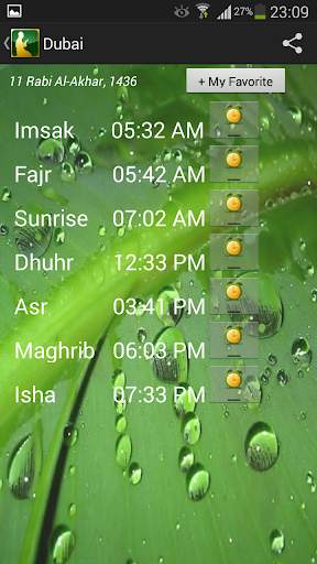 World Prayer Timings (Islamic) screenshot 1