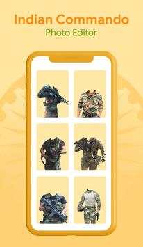 Commando Photo Suit Editor 2 تصوير الشاشة