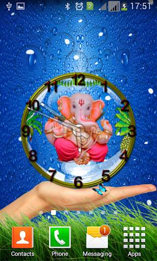 Ganesh Clock  live wallpaper screenshot 18