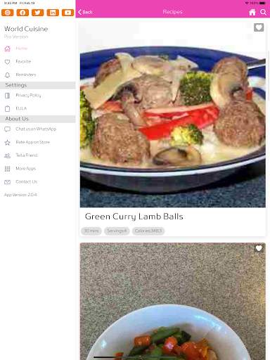 World Cuisine- Healthy Recipes screenshot 8