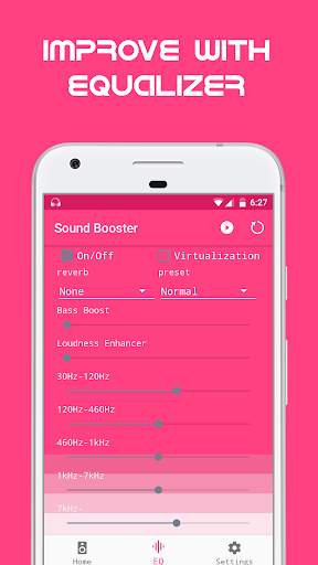 Sound Booster eQualizer 3 تصوير الشاشة