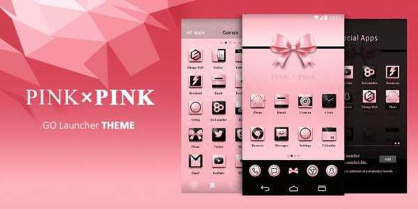 Pink X Pink GO Launcher Theme screenshot 5