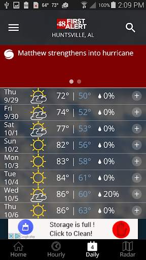 WAFF 48 First Alert Weather скриншот 4