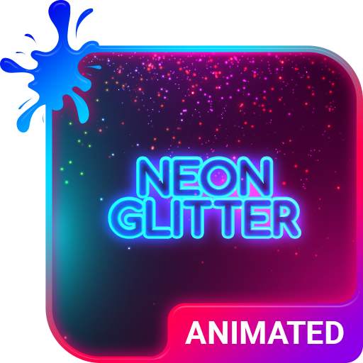 Neon Glitter Keyboard   Live Wallpaper 3.63