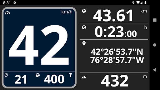 Easy Speedometer Basic screenshot 2