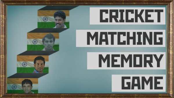 CRICKET MATCHING MEMORY GAME screenshot 1