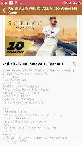 Karan Aujla Punjabi Video Song New Gane screenshot 2