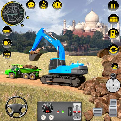 Excavator sim destroying games 1.5