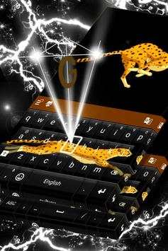 Black Cheetah Animated Keyboard screenshot 4