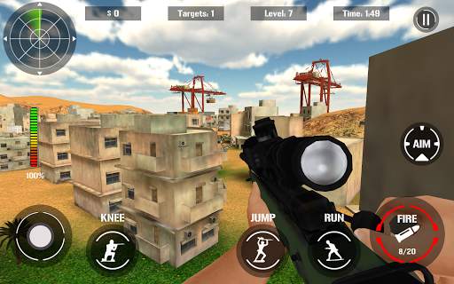 Sniper Shooting Desert Combat screenshot 3