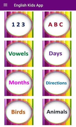 English Kids App | Kids Learning screenshot 1