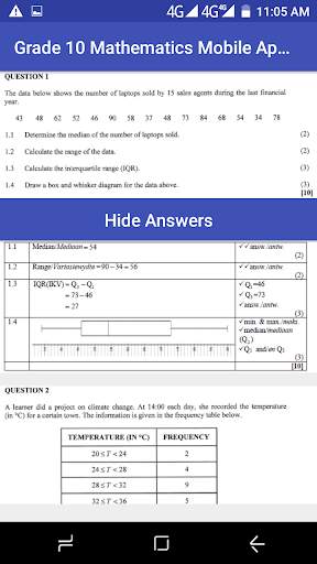 Grade 10 Mathematics screenshot 5