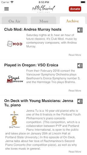 All Classical Portland App screenshot 5