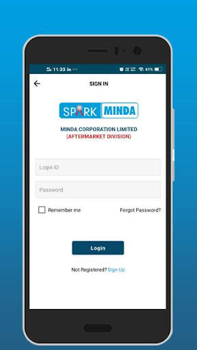 SPARK MINDA AFTERMARKET MOBILE APP screenshot 2