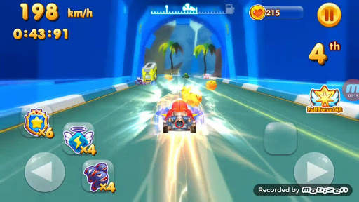 Mini Toon Car Racing screenshot 2