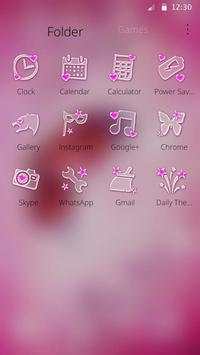 Pink butterfly launcher screenshot 6