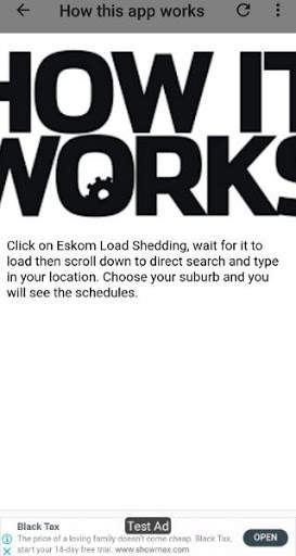 Load Shedding Schedules App screenshot 3