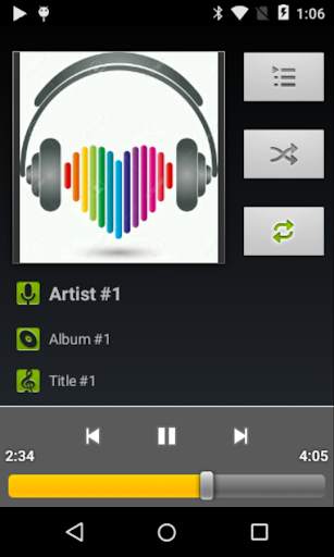 Music Player (no-ads) screenshot 1