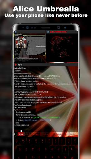 Alice Umbrella Launcher - Aris Themes screenshot 1