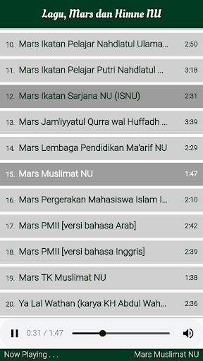 Lagu, Mars dan Himne Nahdlatul Ulama screenshot 3