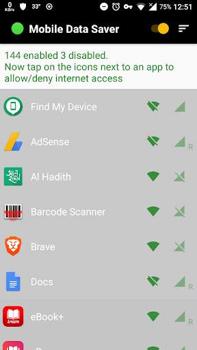 Mobile Data Saver screenshot 2