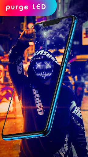 Neon Mask Wallpaper : LED Purge Wallpaper 2020 screenshot 2
