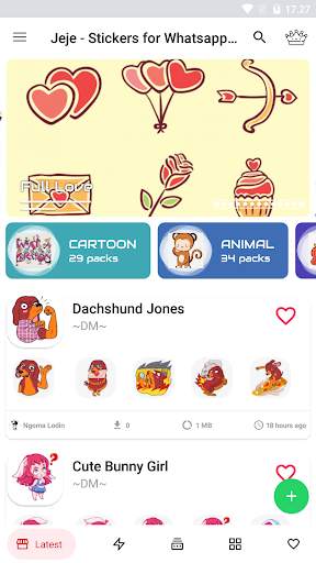 Jeje - Stickers for Whatsapp From Telegram & Maker screenshot 6