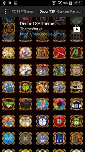 TSF Shell Launcher Theme Decor screenshot 7