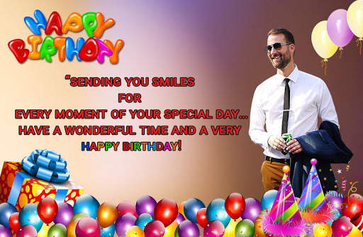 birthday photo frame with text screenshot 4